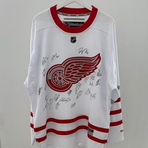 Reebok Red and White Team Jersey